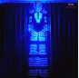 Full color stilts walke led disfraz de robot costume with helmet